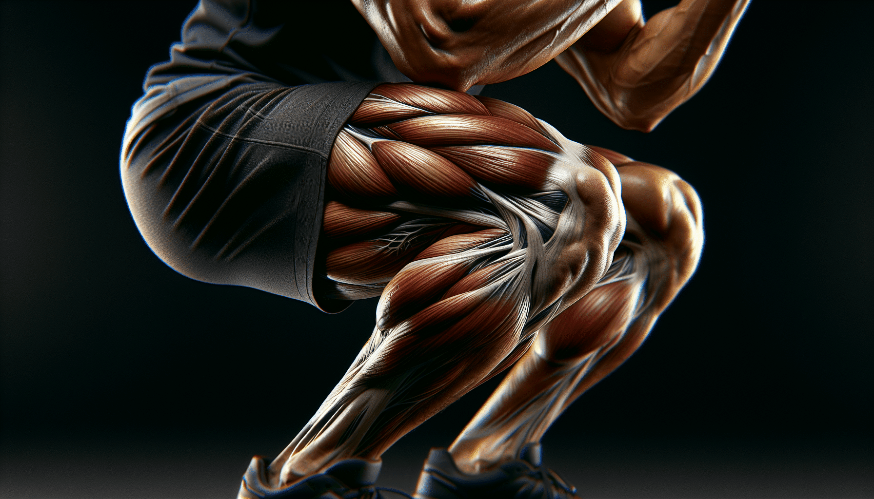 how to build muscle around knees