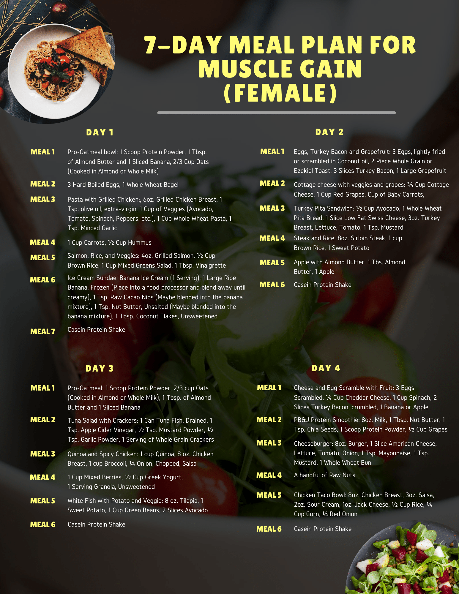 muscle gain diet plan 7 days pdf 4