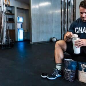 Photo Whey protein shake